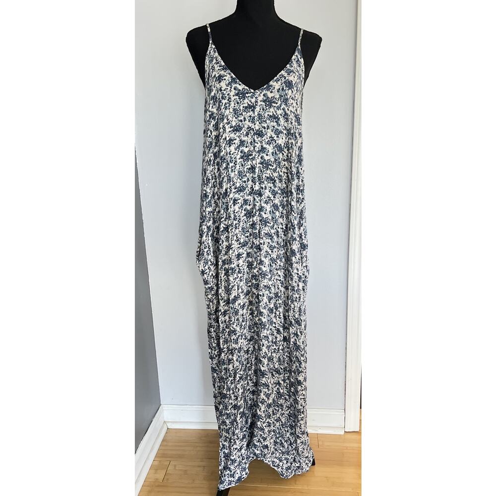 Lovestitch Garden Fairy Maxi Dress Floral Sleeveless Strappy Size Medium Large